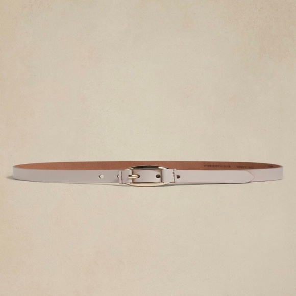 SKINNY LEATHER TROUSER BELT - Picture 1 of 7